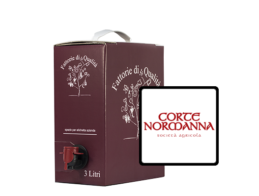 Vendita online vino in bag in box corte normanna 3 litri